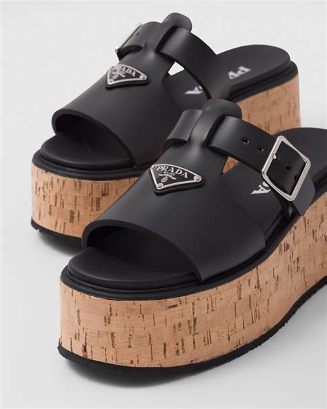 prada wedge sandals saks|prada platform wedge sandals.